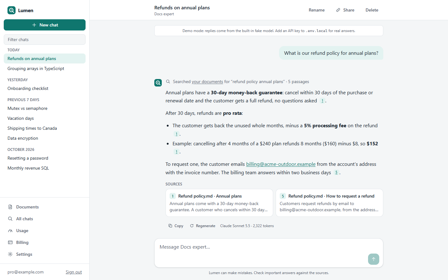 AI Chat Starter screenshot 1