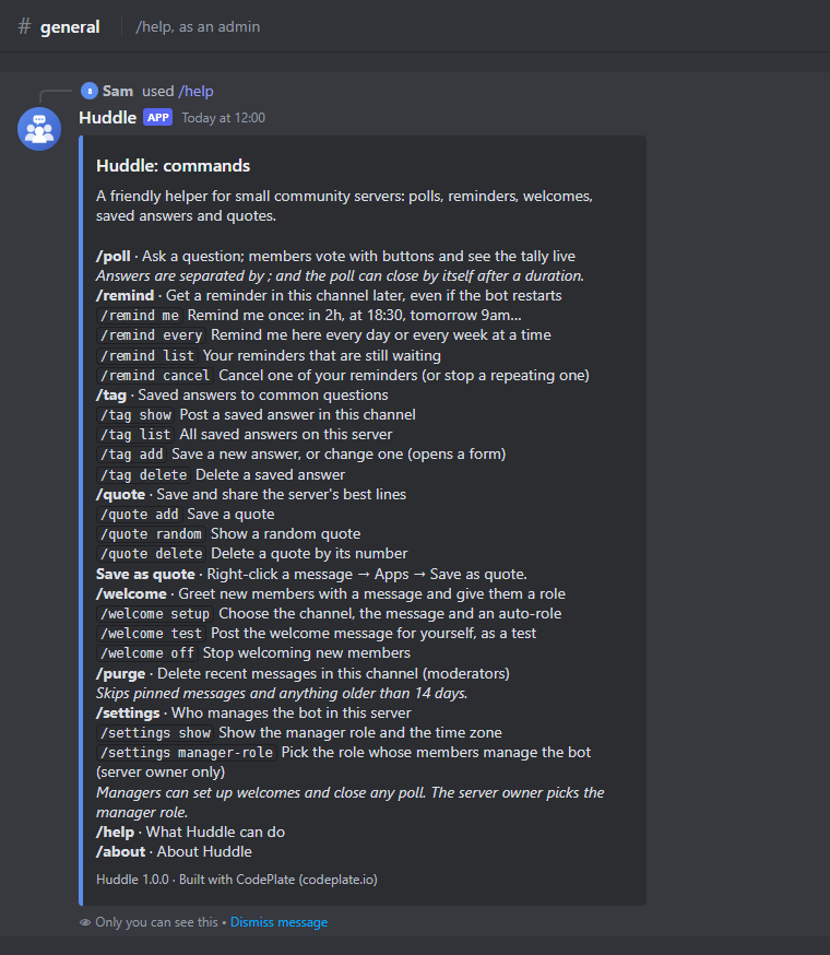 Discord Bot Starter screenshot 3